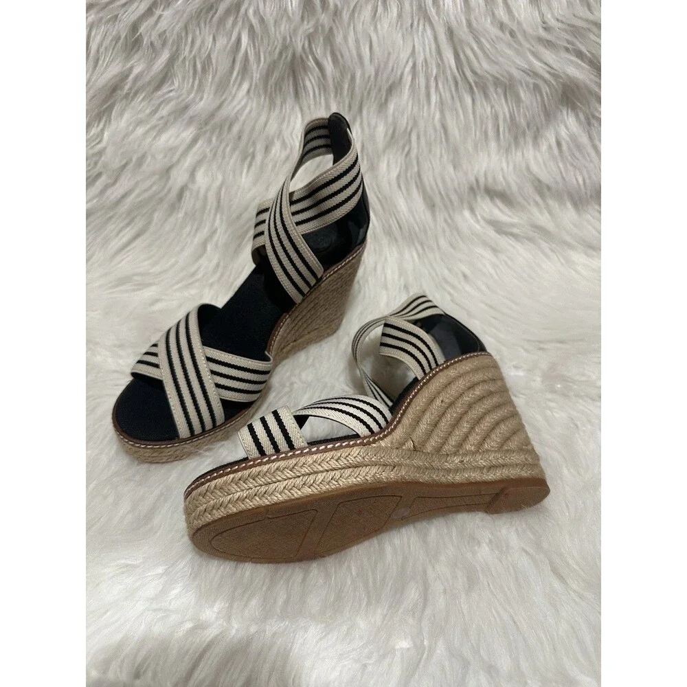 Tory Burch Womens Wedge Sandal 8.5 Womens US Espadrille